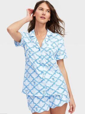 SIZE SWAP: Women's Geo Trellis Pajama Set - Roller Rabbit x Target L